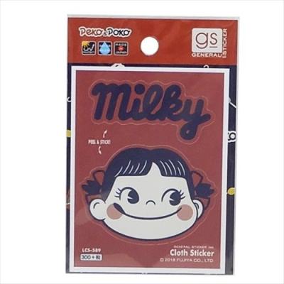 不二家（FUJIYA） 不二家のミルキー クロス素材ステッカー ペコちゃん