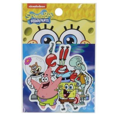 ダイカット トラベル ステッカー 防水 ビッグ シール スポンジボブ SPO-008 ゼネラルステッカー
