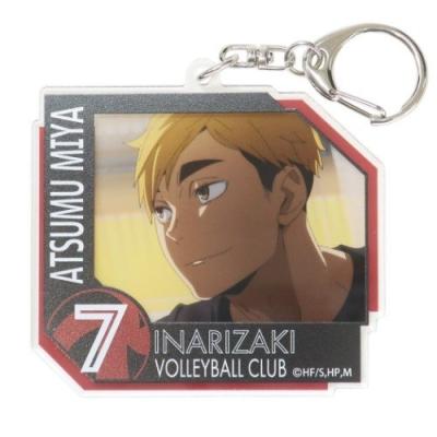 ハイキュー 少年ジャンプ アニメキャラクター Bic デコフレ アクリルキーホルダー キーリング 宮侑 キャラクターのシネマコレクション 通販 Paypayモール