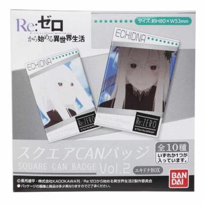 Re:ゼロから始める異世界生活　エキドナ　缶バッジ Re:ゼロから始める異世界生活 エキドナ 缶バッジ Amazon.co.jp