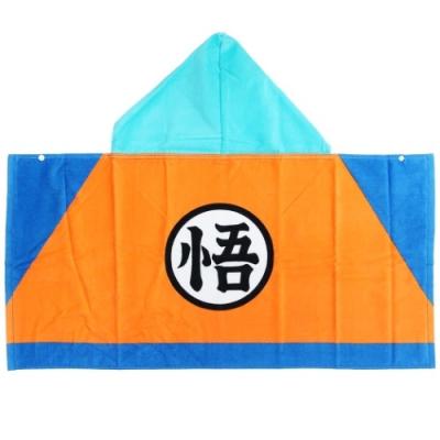 ドラゴンボール超 変身タオルポンチョ フード付き コンパクト バスタオル なりきり悟空 少年ジャンプ 林タオル