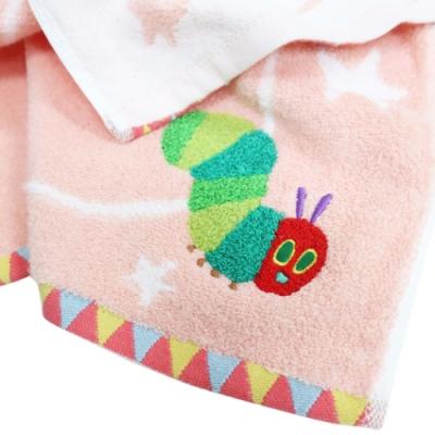 はらぺこあおむし エリックカール 通販 フェイスタオル ジャガード ロングタオル ハロー ピンク 林タオル