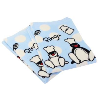 ピングー キャラクター フェイスタオル プリント ロングタオル 2枚