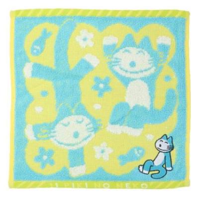ミニタオル ジャガード ハンカチタオル 11ぴきのねこ ニャゴ体操 林