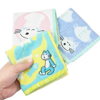 11ぴきのねこ グッズ ミニタオル 絵本キャラクター ジャガード