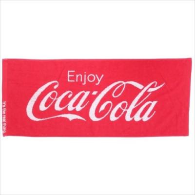 Coca Cola（コカコーラ） フェイスタオル ジャガードロングタオル