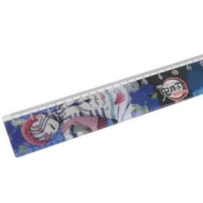 ものさし スリム 15cm 定規 3 鬼滅の刃 猗窩座 少年ジャンプ マックス