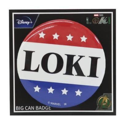 MARVEL マーベル ロキ Loki 缶バッジ MARVEL（マーベル） ロキ LOKI グッズ 缶バッジ キャラクター ビッグ