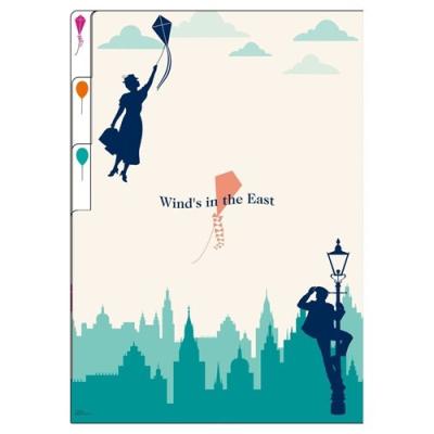 クリアファイル メリーポピンズ リターンズ 3ポケット クリアファイル ディズニー インロック 新入学新学期準備 キャラクターのシネマコレクション 通販 Paypayモール