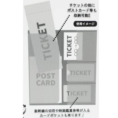 チケットホルダー　クリア　4点セット　新品未使用　68x180mmぐらいまでの券 チケットホルダー ミニクリアファイル ハリーポッター ホグワーツ特急