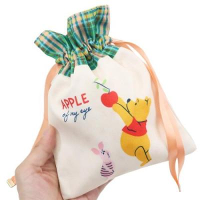 Disney（ディズニー） 巾着袋 刺繍 きんちゃくポーチ くまのプーさん
