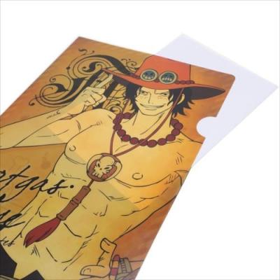 【新品未開封】　ワンピース　ONE PIECE クリアファイル　エース　アニメ A4シングルクリアファイル ファイル ワンピース エース ONE PIECE