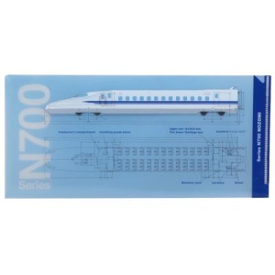 非売品☆N700系☆新幹線☆チケットホルダー☆ RAILWAY スリム ファイル N700系新幹線 チケットホルダー 鉄道