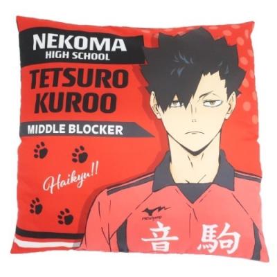 ハイキュー クッション スクエア 黒尾鉄朗 音駒高校 少年ジャンプ ケイカンパニー インテリア雑貨 キャラクターのシネマコレクション 通販 Paypayモール