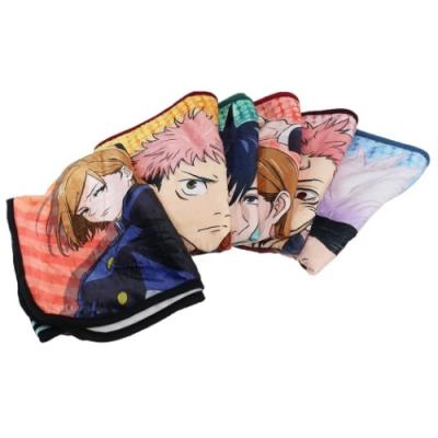 呪術廻戦 ひざ掛け毛布 フランネル ブランケット 五条悟 少年ジャンプ