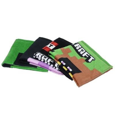 マインクラフト プリントウォッシュタオルS Minecraft ハンドタオル ゲームキャラクター クリーパー