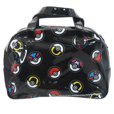 ポケモン ポケットモンスター キャラクター プールバッグ ビニール マルヨシ モンスターボール ボストンバッグ クロ 激安超特価