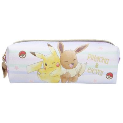 ペンケース スクエア ポーチ ピカチュウ＆イーブイ Melty Stripes