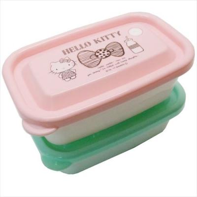 sanrio（サンリオ） ハローキティ 角型レンジパックM 2個セット 保存