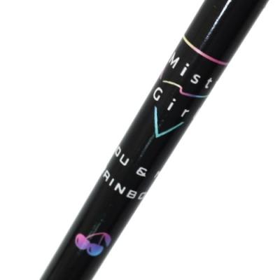 7色鉛筆 レインボー 丸軸 えんぴつ Misty girl カミオジャパン 筆記具 おもしろ文具 かわいい
