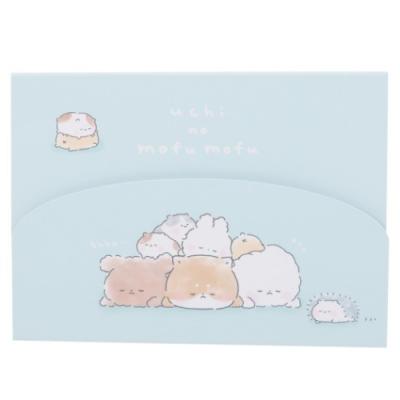 カミオジャパン うちのもふもふ ダイカットカバー付 メモ メモ帳