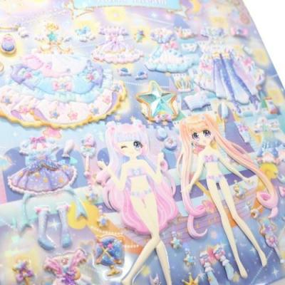 きせかえシール おきがえシール おでかけ HELLOシールforガールズ