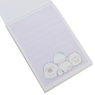 いろのもふもふ メモ帳 ミニ ミニメモ シロイモフモフ プレゼント