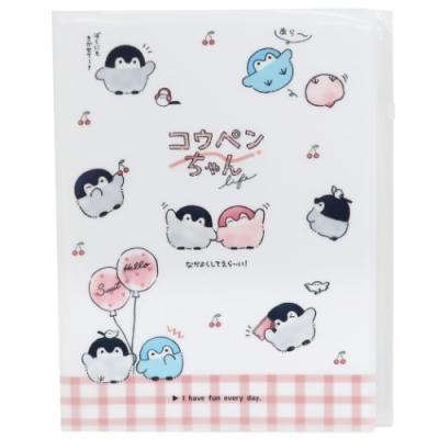 ファイル コウペンちゃん ジップファスナー付 6ポケット A4 クリア