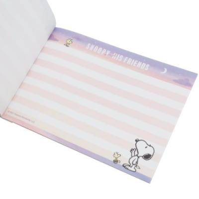 SNOOPY（スヌーピー） 下敷きつき メモ メモ帳 空 ピーナッツ
