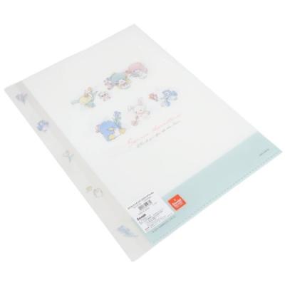 カミオジャパン ポケットファイル ダイカット 5インデックス A4 クリア