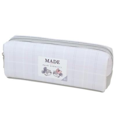 ミッキー＆ミニー スリムツインファスナー ペンケース ディズニー 筆箱