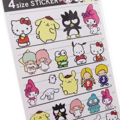 sanrio（サンリオ） オールスター キャラクター グッズ シール 4サイズ