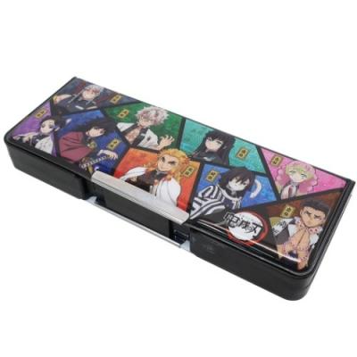 鬼滅の刃 グッズ 筆箱 アニメキャラクター 両面開き ソフト ペンケース
