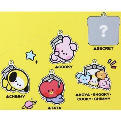 キーリング トレーディング アクリルキーホルダー 全10種 BT21 mini