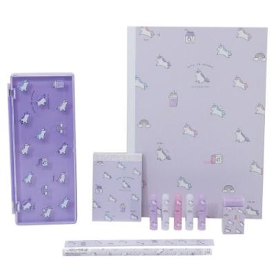 ジューシーなmix 7点文具セット おしゃれ 文房具セット ユニコーン