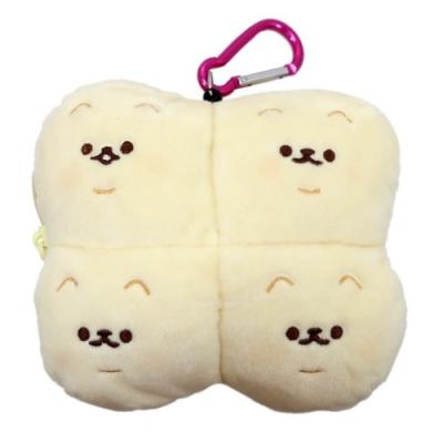 リール付き ぬいぐるみ パスケース いーすとけん。 ちぎりポメ