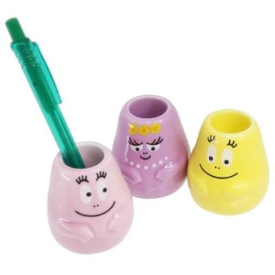 陶器製 ハブラシスタンド バーバパパ 歯ブラシ立て 通販