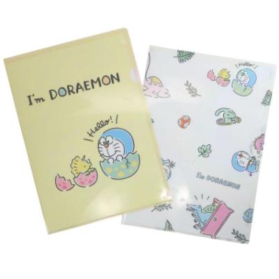 ドラえもん A4 ファイル クリアファイル 2枚セット イエロー
