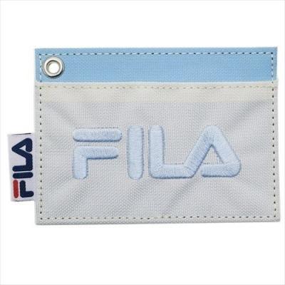 シングルパスケース FILA フィラ 定期入れ ライトブルー マリモクラフト ICカードケース 通勤通学雑貨 グッズ