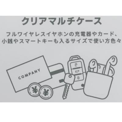 ポケモン カラビナ付き クリア マルチケース Mini メーカー公式ショップ カビゴン ポケットモンスター ミニポーチ マリモクラフト