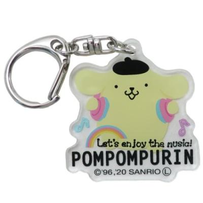 ダイカット アクリルキーホルダー ポムポムプリン キーリング サンリオ ディスコシリーズ 約4 5 4 8cm キャラクターのシネマコレクション 通販 Paypayモール