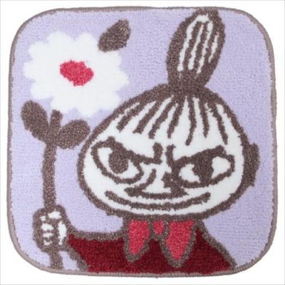 スクエアチェアシート 北欧 花を持つリトルミイ キャラクター ムーミン 丸眞 38×38cm 座布団 グッズ