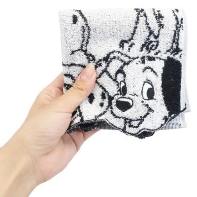 ミニタオル 101匹わんちゃん 抗菌防臭 ジャガード ハンカチタオル ディズニー ハピネスフェイス プレゼント