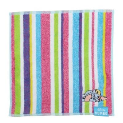 ダンボ 抗菌防臭 ハンカチタオル ディズニー ミニタオル キャラクター ぺたんこ