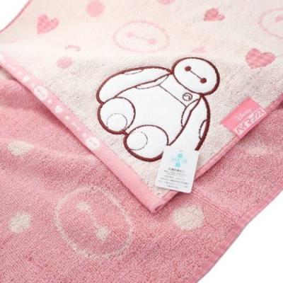 フェイスタオル ベイマックス 抗菌防臭 ジャガード ロングタオル ディズニー ふんわりドット プレゼント