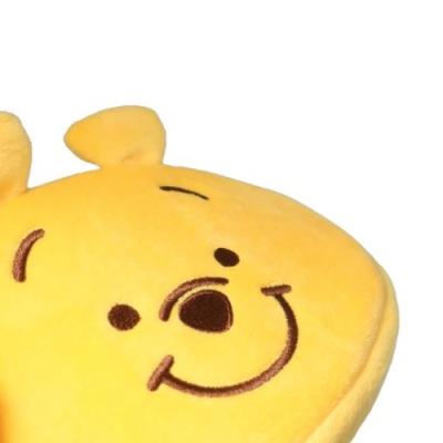 くまのプーさん フェイス ポケットポーチ ディズニー クリップポケット ショルダー付き キャラクター スイートイエロー