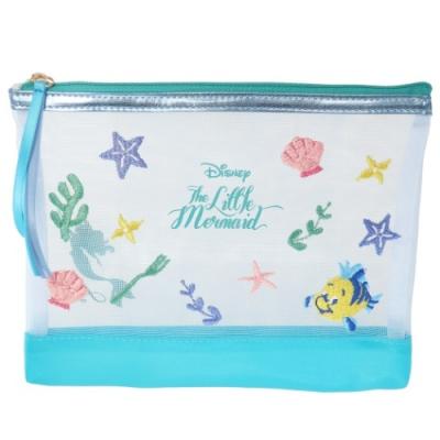 リトルマーメイド アリエル メッシュ フラットポーチ 平ポーチ