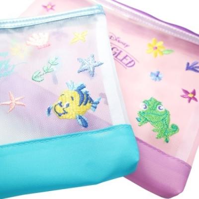 Disney（ディズニー） 平ポーチ メッシュ フラットポーチ リトル