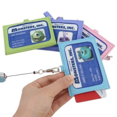 モンスターズインク グッズ 定期入れ キャラクター リール付き