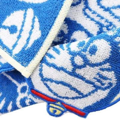 ハンドタオル ジャカード ハンカチタオル ドラえもん コロコロフェイス 丸眞 25×25cm ミニタオル　プチギフト
